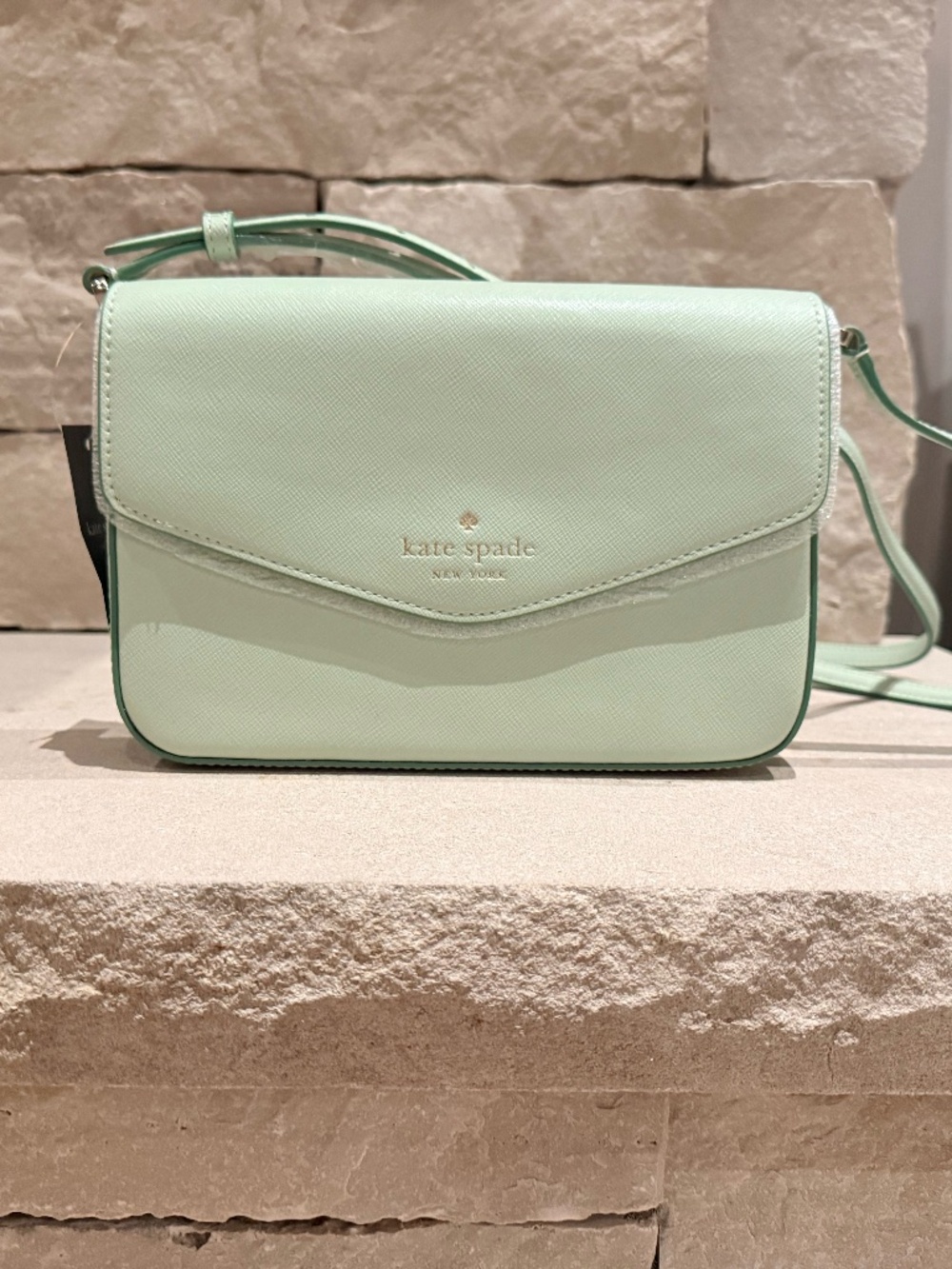 Kate Spade Sadie Saffiano Leather Envelope Crossbody Bag